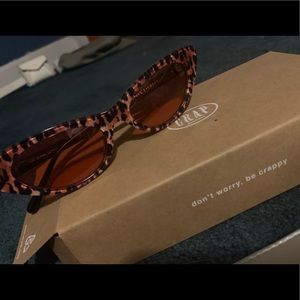 NEW Ultra Jungle Cat Eye Sunglasses W/ CASE